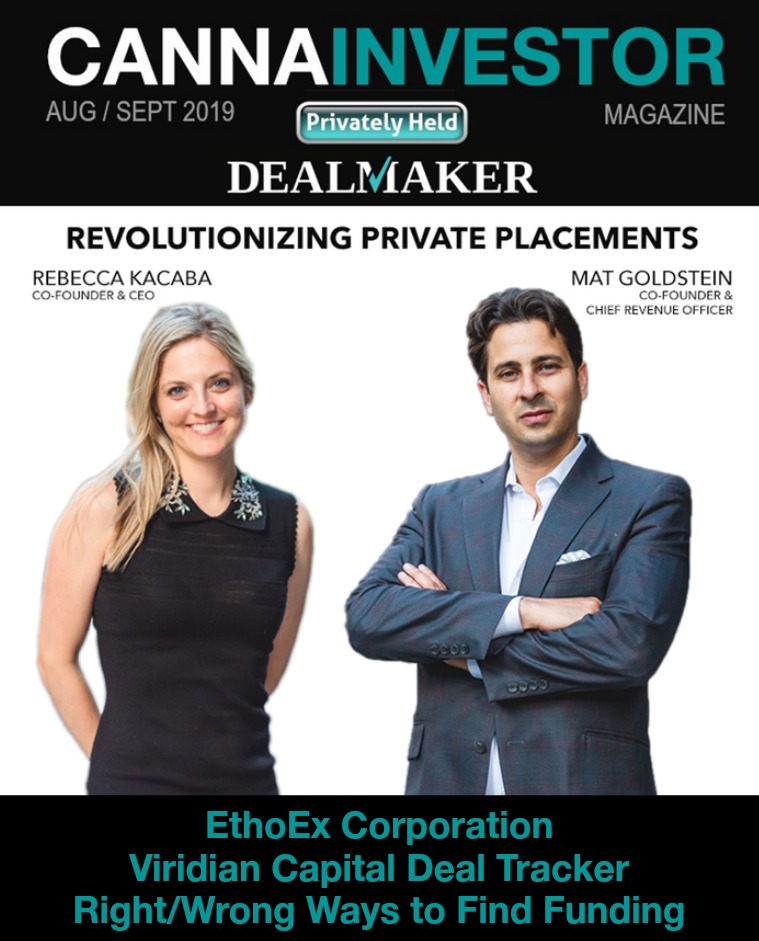 CANNAINVESTOR Magazine North America Privately Held Aug / Sept 2019