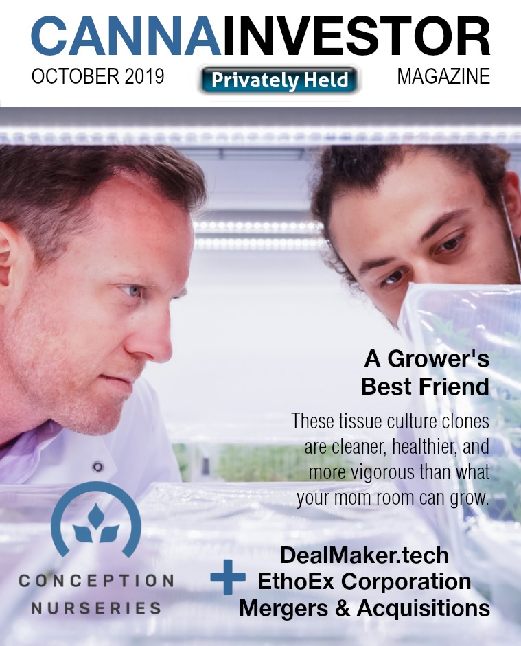 CANNAINVESTOR Magazine North America Privately Held October 2019