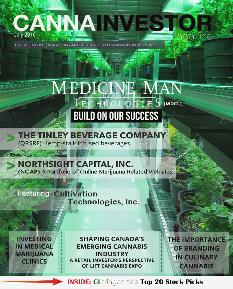 CANNAINVESTOR Magazine July 2016