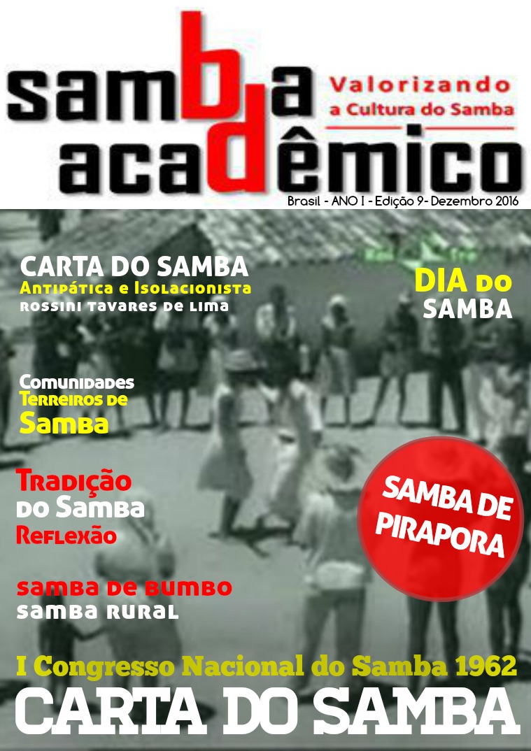 Samba Acadêmico Brasil Edição 09 ANO I Dezembro 2016