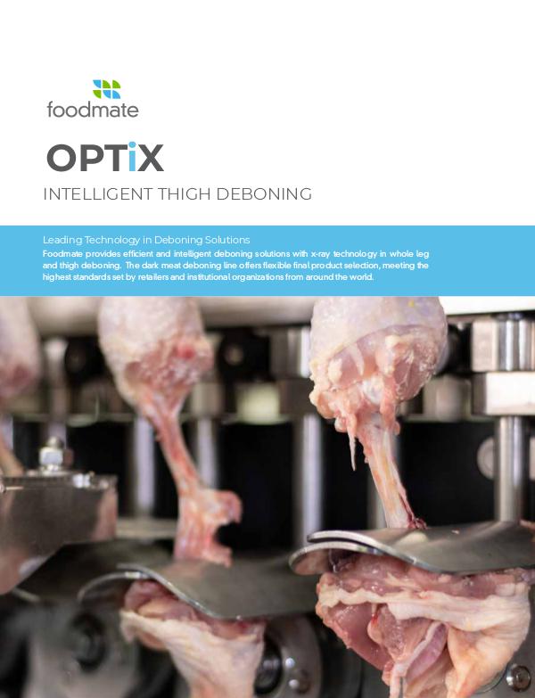 OPTiX · Intelligent Thigh Deboning