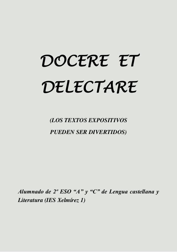 Docere et delectare antonioseoane10@gmail.com