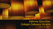 Informe Ejecutivo Calasanz