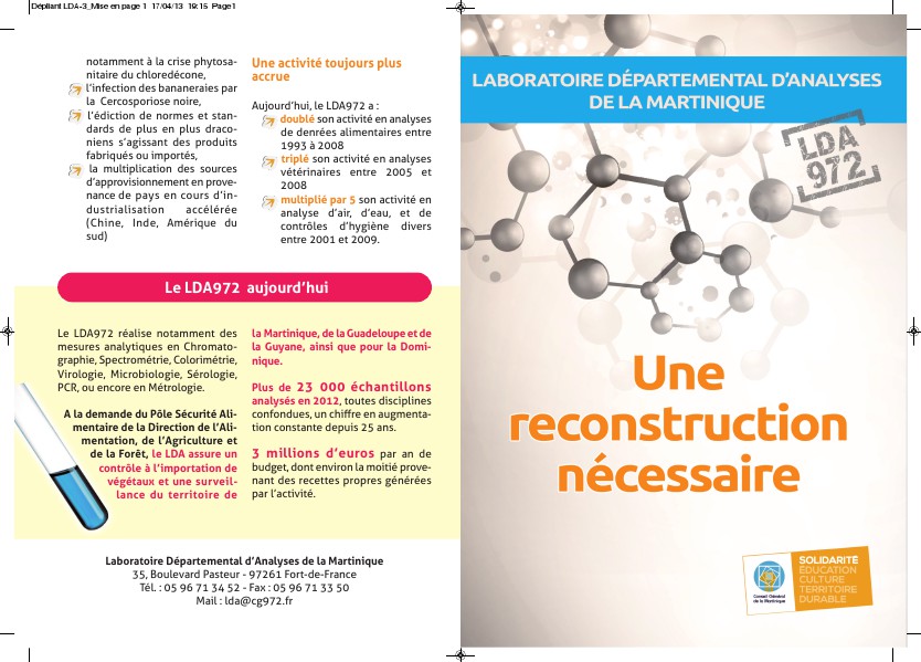 Le Laboratoire Départemental d' Analyses