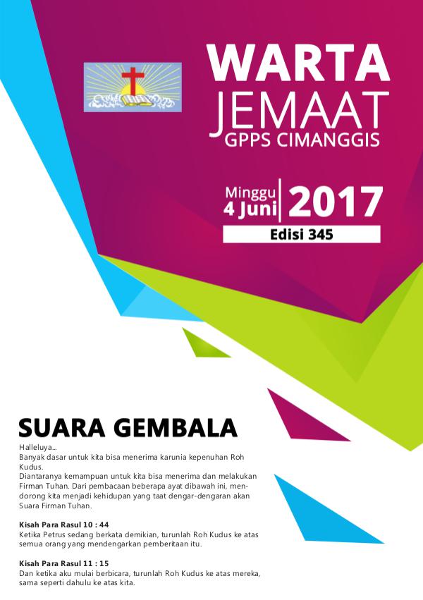 Edisi 345 Minggu 4 Juni 2017