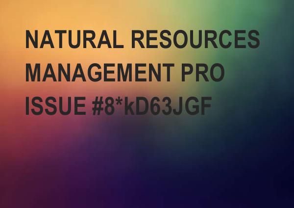 REFUGIUM: Natural resources management Pro by Tomek Pietrzak in early of 2018 _5H0VOLUME_natural_resources_management_pro