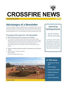 Crossfire Monthly Newsletter