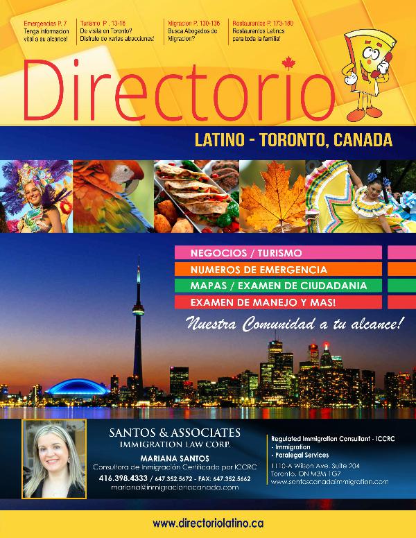 PAGINAS AMARILLAS DIRECTORIO LATINO - VIRTUAL DIRECTORIO LATINO TORONTO