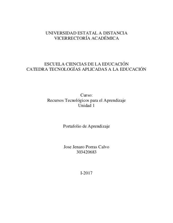 Recursos Tecnológicos para el Aprendizaje volumen 1