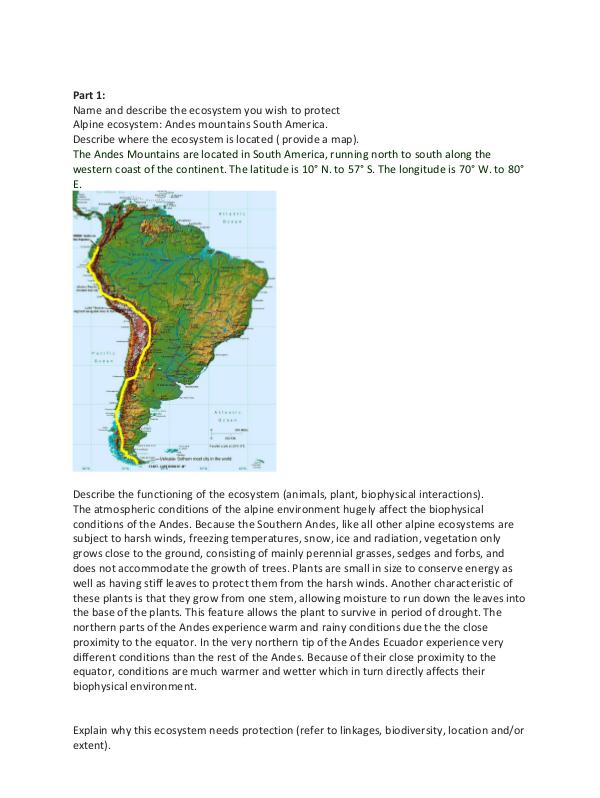 Ecosystem Case studies 1