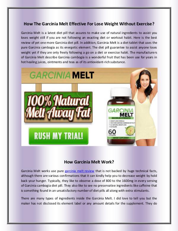 Garcinia melt review Garcinia melt review