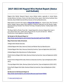 Magnet Wire Market 2017 Analysis, Trends and Forecasts 2022