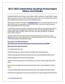 Couplings Market 2017 Analysis, Trends and Forecasts 2022