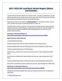 Load Bank Market 2017 Analysis, Trends and Forecasts 2022