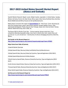 Sawmill Market 2017 Analysis, Trends and Forecasts 2022