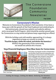 Cornerstone Foundation Digital Community Newsletter