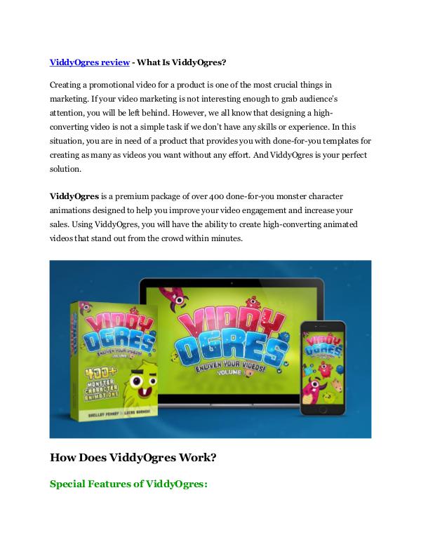 Marketing ViddyOgres Review and (MASSIVE) $23,800 BONUSES