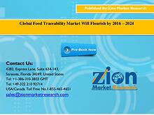 Global Food Traceability Market Will Flourish by 2016 – 2024