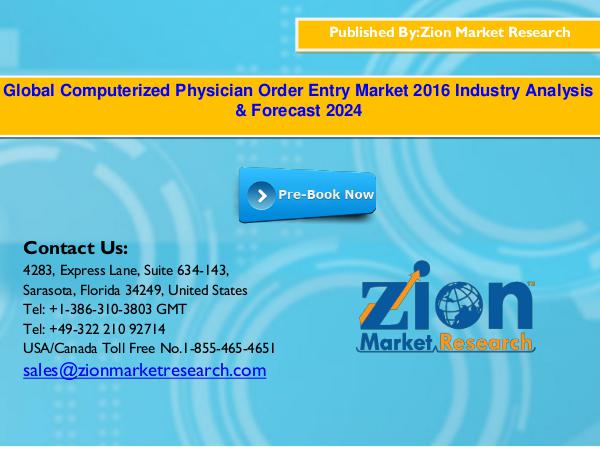 Global Computerized Physician Order Entry Market,