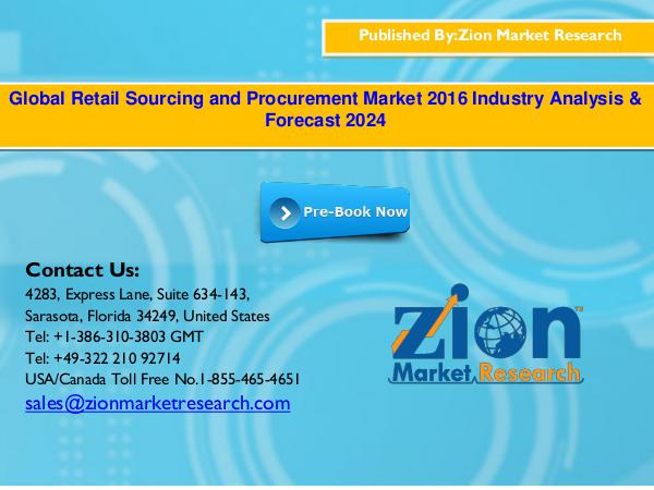 Global Retail Sourcing and Procurement Market, 201