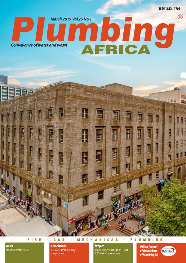 Plumbing Africa March 2019