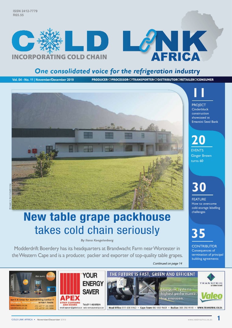 Cold Link Africa November / December 2019