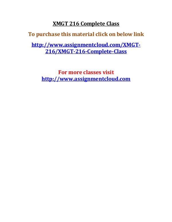 uop xmgt 216 entire course,uop xmgt 216 entire class,uop xmgt 216 tu XMGT 216 Complete Class