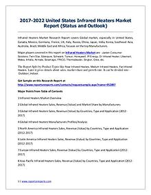 Infrared Heaters Market 2017 Analysis, Trends and Forecasts 2022