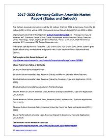 Gallium Arsenide Market 2017 Analysis, Trends and Forecasts 2022