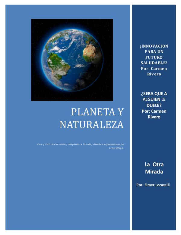 PLANETA Y NATURALEZA PLANETA Y NATURALEZA