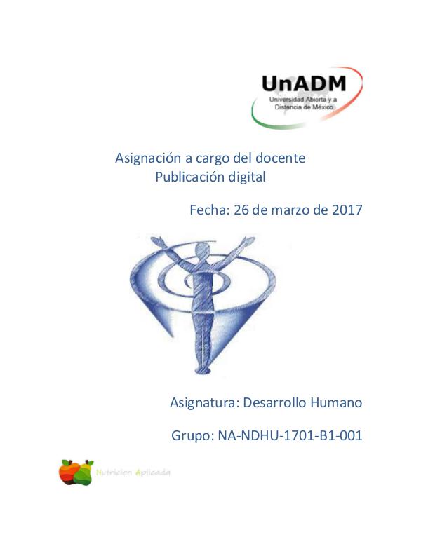 Mi primera revista de Desarrollo Humano de Desarrollo Humano