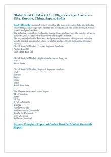 Market Research Reports