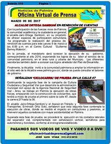 LAS NOTICIAS DE PALMIRA