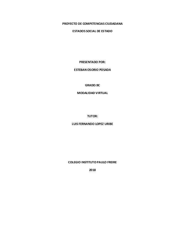 PROYECTO COMPETENCIAS CORREGIDO PROYECTO DE COMPETENCIAS CIUDADANA 3