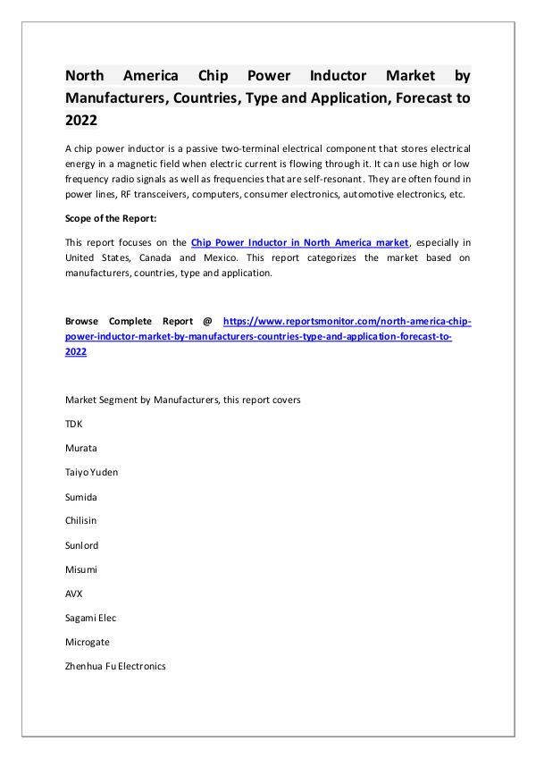 Chip Power Inductor Market Research Report
