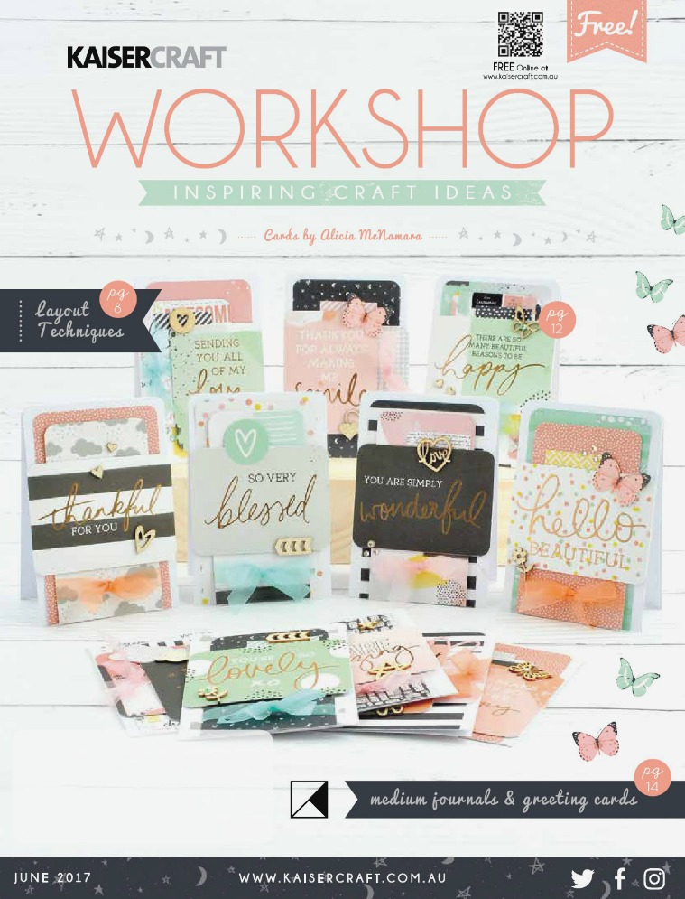 Kaisercraft June 2017 Workshop Magazine June2017