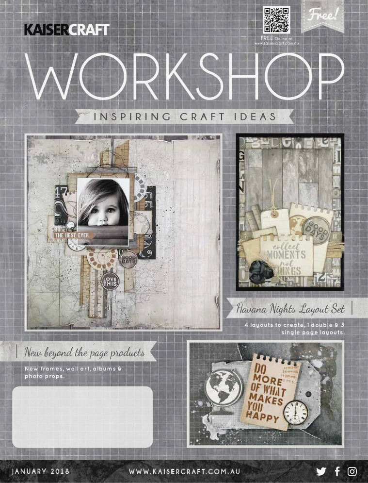 Kaisercraft January 2018 Workshop Magazine January2018