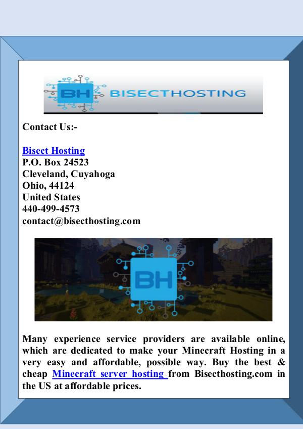 Find the Best & Cheap Minecraft Server Hosting Provider in US Find the Best & Cheap Minecraft Server Hosting Pro