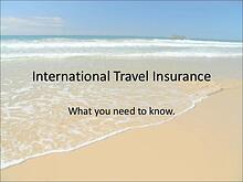 International Travel Insurance