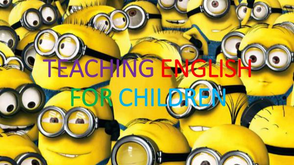 Teaching English for children 1