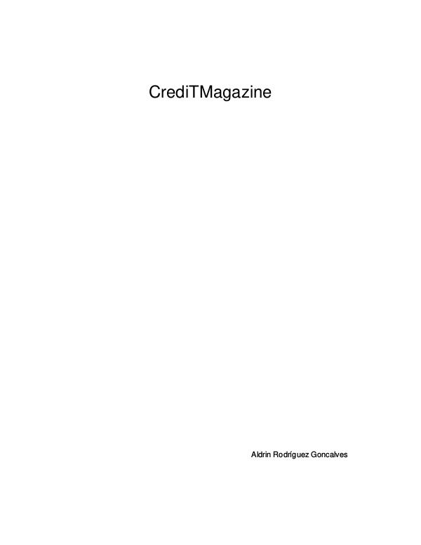 CrediTMagazine V I