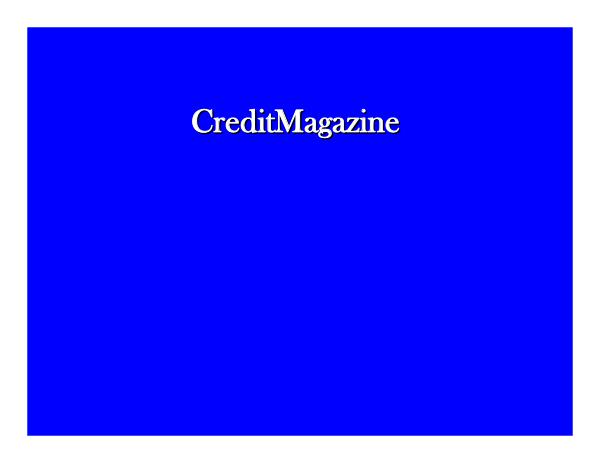 CREDITMAGAZINE I