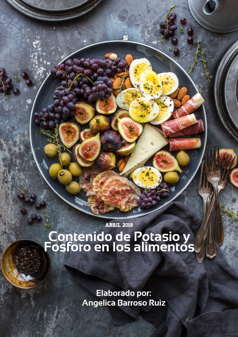 Contenido de Potasio en Frutas y Verduras uno