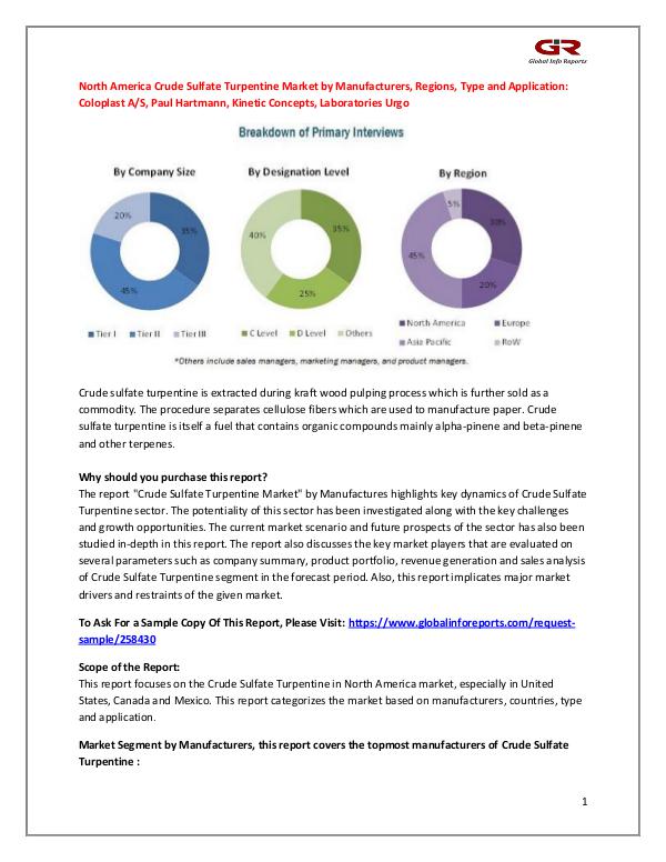 North America Crude Sulfate Turpentine Market by M