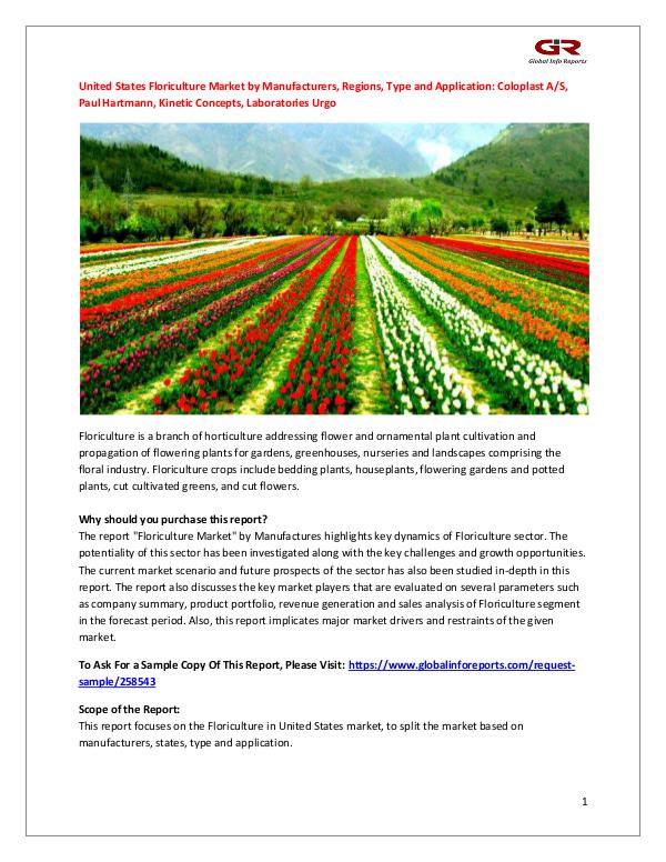 Globalinforeports United States Floriculture Market by Manufacturers