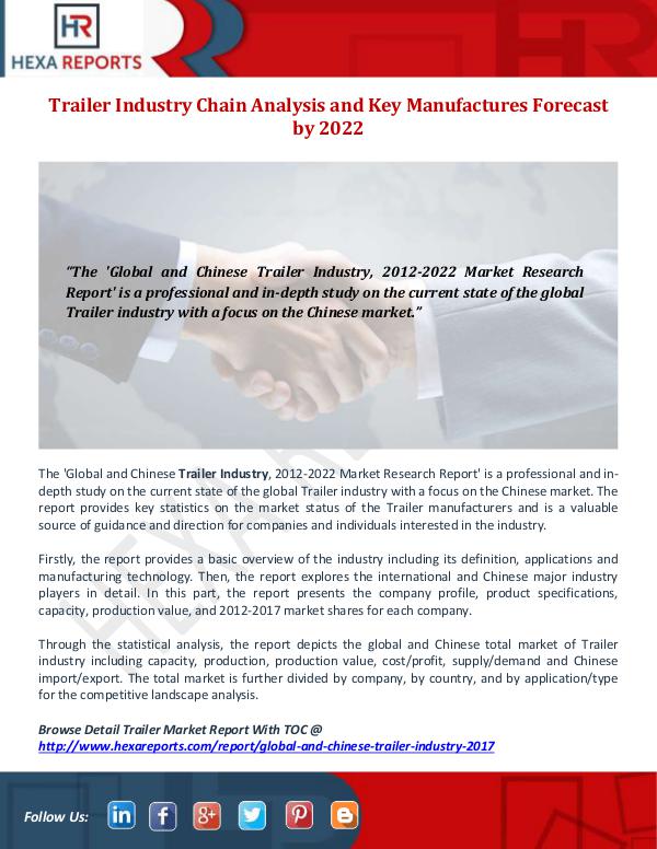 Hexa Reports Industry Trailer Industry