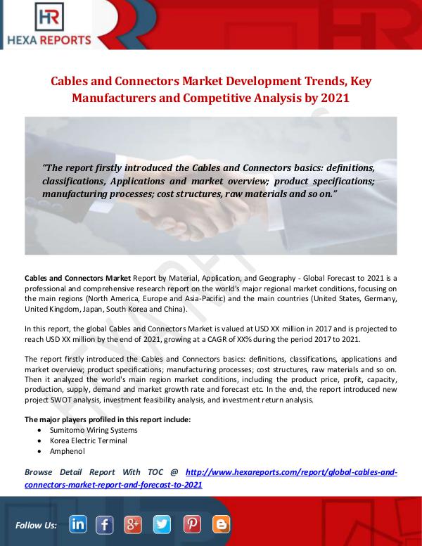 Cables and Connectors Market