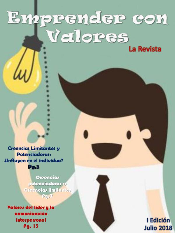 EMPRENDER CON VALORES. EDICION I Emprender con Valores. La revista