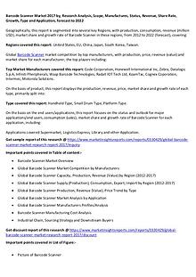 Barcode Scanner Market 2017