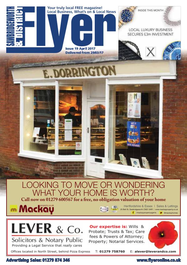 Sawbridgeworth Flyer Monthly Magazine Sawbridgeworth Flyer Monthly Magazine